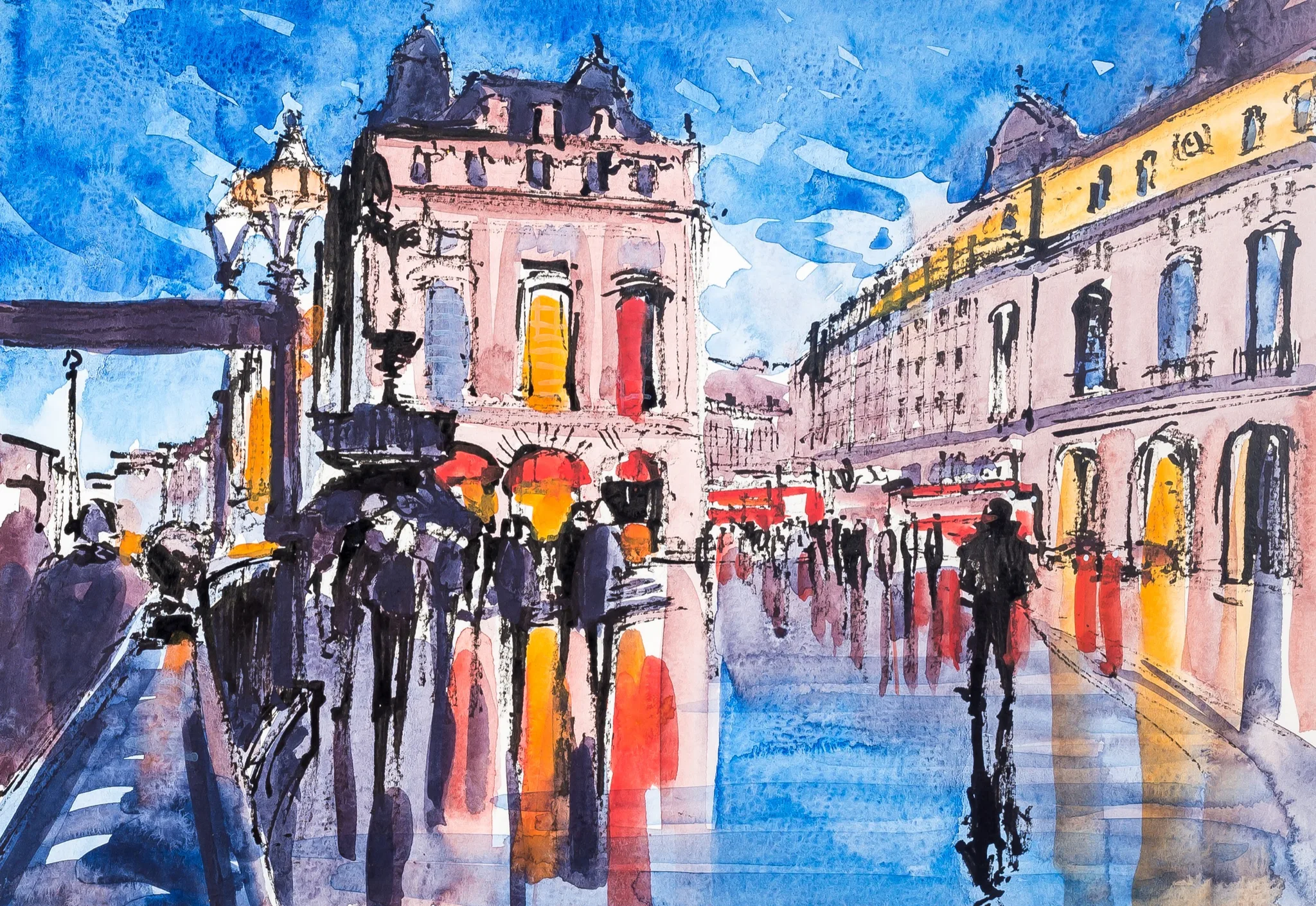 Busy Piccadilly by Paul Kenton