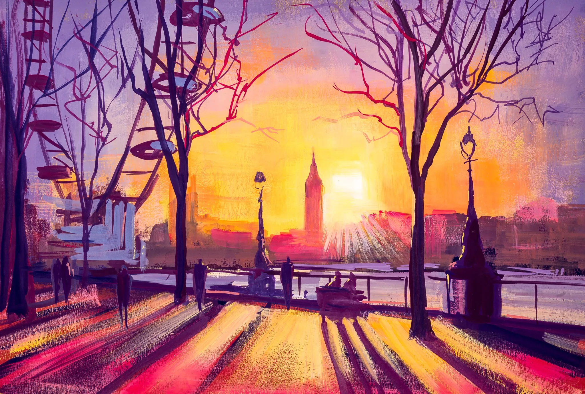 Southbank Sunset by Paul Kenton