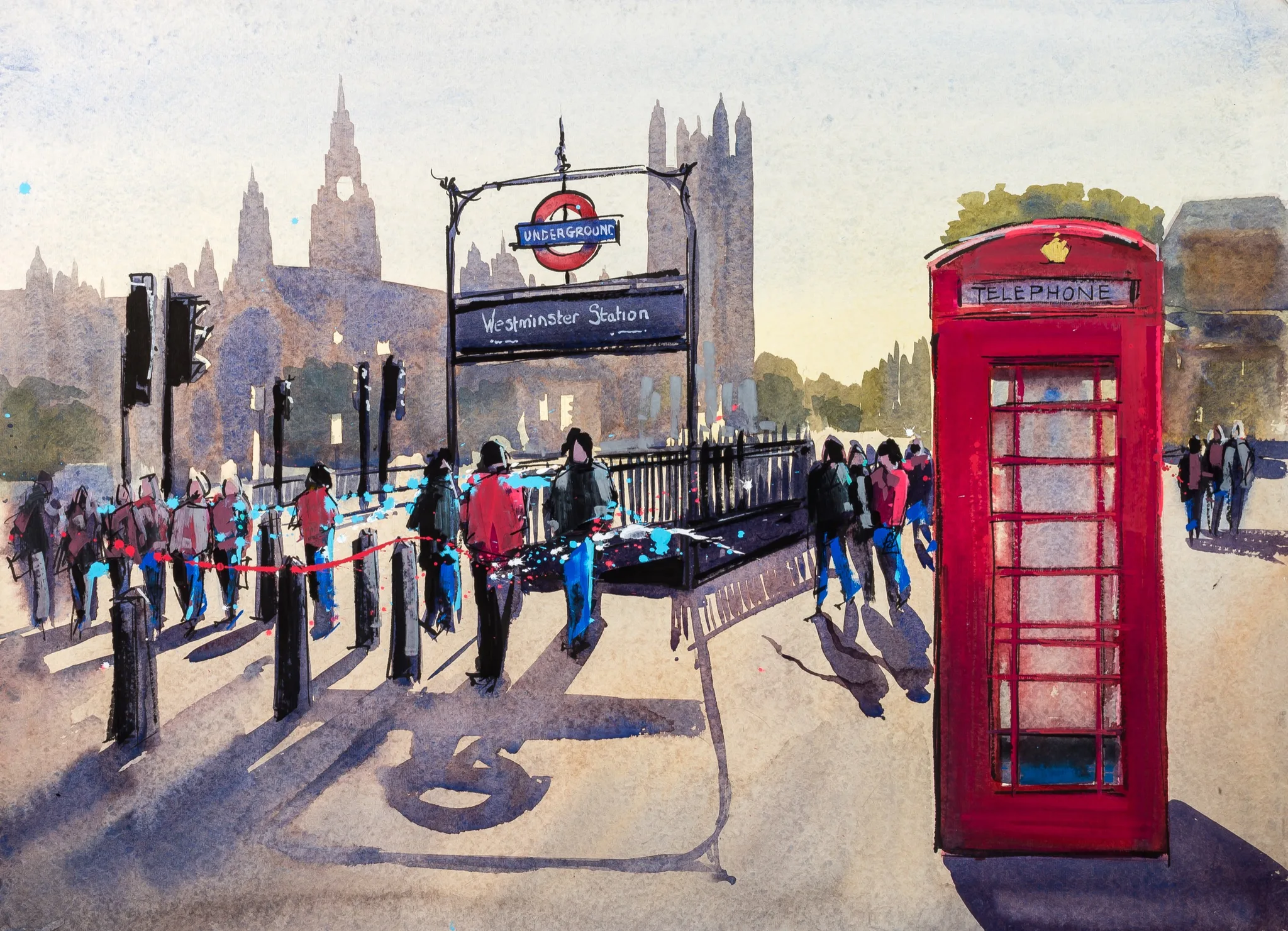 Westminster Underground by Paul Kenton