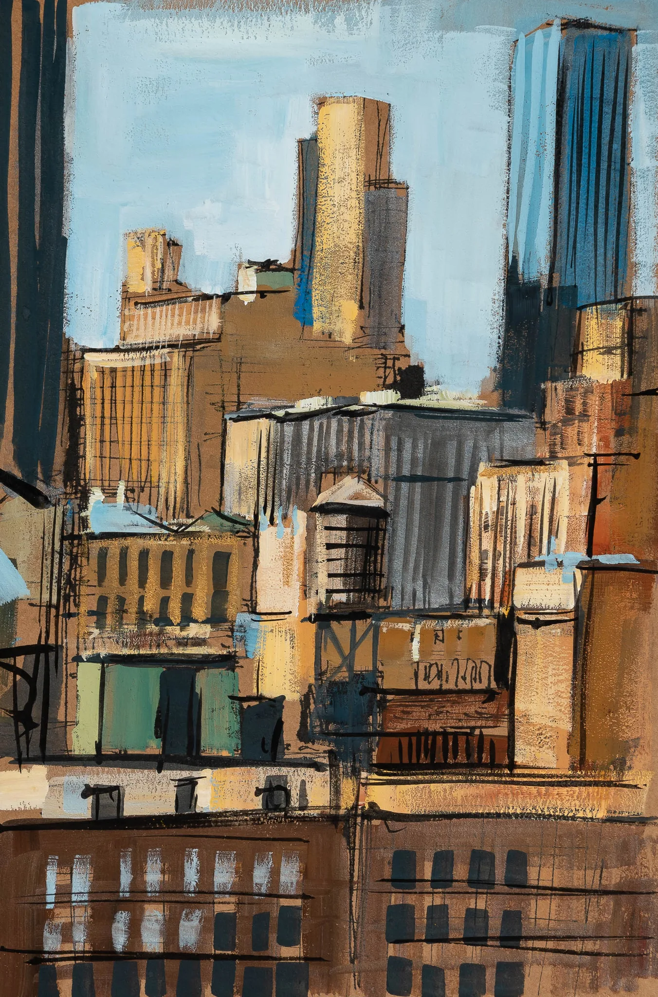 Sky Scraping New York by Paul Kenton