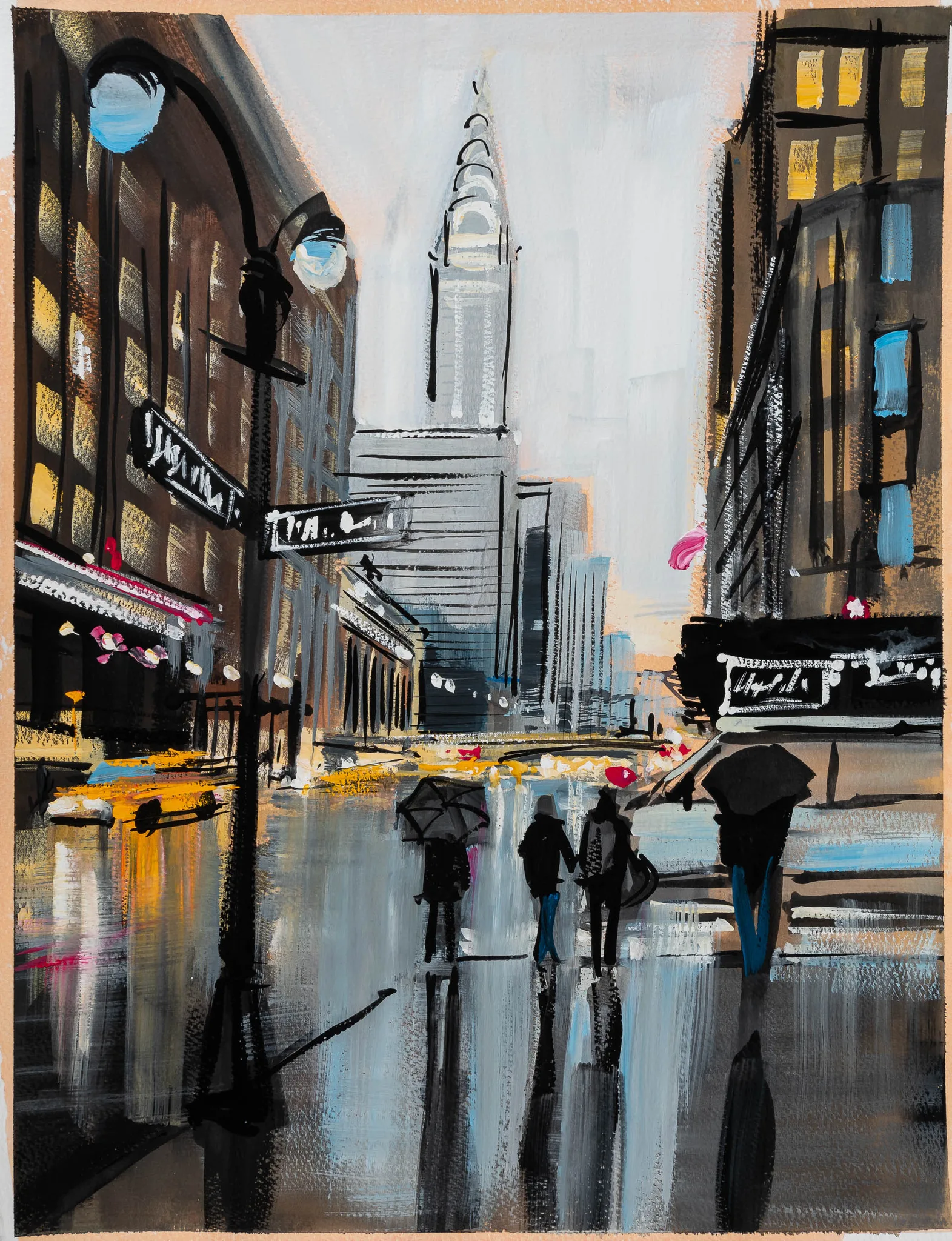 NY Rain by Paul Kenton